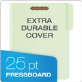 File Folders | Pendaflex 17182EE 1/3-Cut Tabs 3 in. Expansion 2 Fasteners Letter Size Heavy-Duty Pressboard Folders with Embossed Fasteners - Green (25/Box) image number 5