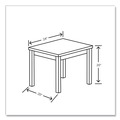 Office Furniture & Lighting | HON H80193.PINCPINC 80000 24w x 20d x 20h Laminate Occasional Rectangular End Table - Pinnacle image number 3