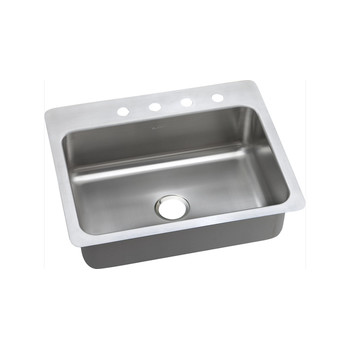 Elkay DSESR127222 Dayton Elite Universal Mount 27 in. x 22 in. Single Basin Kitchen Sink (Steel)
