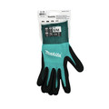 Makita T-04117 Cut Level 1 FitKnit Nitrile Coated Dipped Gloves - Small/Medium image number 1