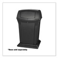 Trash Cans | Rubbermaid Commercial FG917188BLA Ranger 45-Gallon Fire-Safe Structural Foam Container - Black image number 3