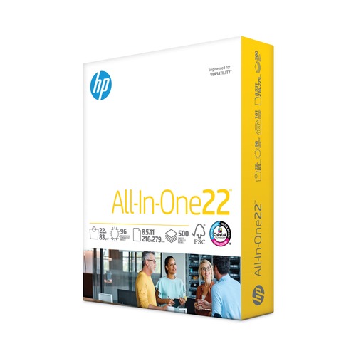 Copy & Printer Paper | HP Papers 20700-0 All-In-One22 8.5 in. x 11 in. 22 lb. Bond Weight Paper - White (500-Sheets/Ream) image number 0