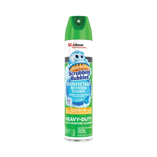 Office Jansan | Scrubbing Bubbles 313358EA 25 oz Aerosol Spray Disinfectant Restroom Cleaner II - Rain Shower Scent image number 0