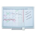Office Jansan | MasterVision GA0397830 36 in. x 24 in. Silver Frame Monthly Planner image number 2