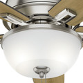 Ceiling Fans | Hunter 53344 52 in. Donegan Brushed Nickel Ceiling Fan with Light image number 9