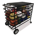 Office Filing Cabinets & Shelves | Champion Sports UBX 24 in. x 44 in. x 39 in. Ultimate Lockable Ball Locker - Black image number 3