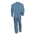 Bib Overalls | KleenGuard 45317 A65 Zipper Front Flame Resistant Coveralls - 4XL/Blue (21/Carton) image number 3