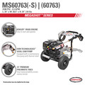 Pressure Washers | Simpson 60763 MegaShot 3100 PSI 2.4 GPM Premium Gas Pressure Washer image number 9