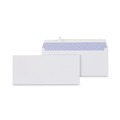  | Universal UNV36004 Peel Seal 4.13 in. x 9.5 in. #10 Square Flap Security Tint Business Envelopes - White (100/Box) image number 1