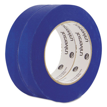 Universal UNVPT14025 3 in. Core 24 mm x 54.8 mm Premium UV Resistant Masking Tape - Blue (2 Rolls/Pack)