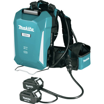 BATTERIES | Makita PDC1200A01 ConnectX 1200 Watt Hours Cordless Portable Backpack Power Supply