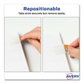 Bulk Savings Pricing 2 | Avery 74762 1 in. x 1.5 in. 1/5-Cut Ultra Tabs Repositionable Tabs - Assorted Neon Colors (80/Pack) image number 8