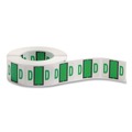 Labels | Smead 67074 1 in. x 1.25 in. D Color-Coded End Tab Filing Labels - White (1-Roll) image number 0