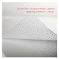 Office Chair Mats | Deflecto CM11112 EconoMat 36 in. x 48 in. Occasional Use Lipped Chair Mat for Low Pile Carpet - Clear image number 6