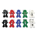 Paper Clips, Binder Clips, & Fasteners | TPG Creations TPG-13210 Magnet Man - Assorted Colors (10/Pack) image number 1