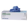 Disposable Gloves | Boardwalk 380XLBXA 4 mil. Disposable General-Purpose Nitrile Gloves - X-Large Blue (100/Box) image number 4
