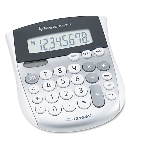 Office Jansan | Texas Instruments TI-1795SV TI-1795SV 8-Digit LCD Minidesk Calculator image number 0