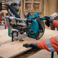 Makita GSL03M1 40V Max XGT Brushless Lithium-Ion 10 in. Cordless AWS Capable Dual-Bevel Sliding Compound Miter Saw Kit (4 Ah) image number 9