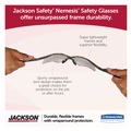 Safety Glasses | Ansell 14481 Nemesis Safety Glasses - Black Frame/Blue Mirror Lens image number 4