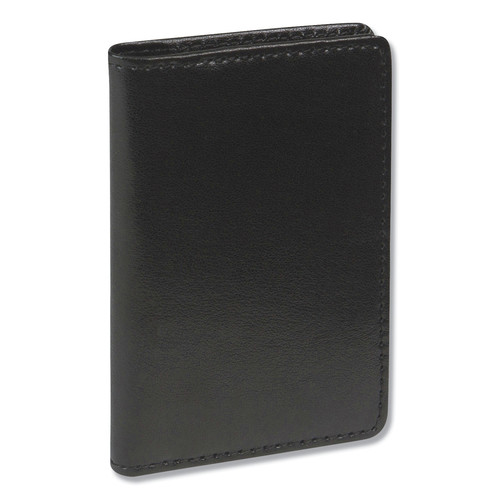 Office & Office Supplies | Samsill 81220 Regal Leather Business Card Wallet, Holds 25 2 X 3.5 Cards, 4.25 X 3, Black image number 0