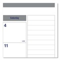 Calendars & Planners | Blueline C177847 12-Month (Jan to Dec): 2026 22 in. x 17 in. Net Zero Carbon Monthly Desk Pad Calendar - White/Gray/Blue Sheets, Black Binding image number 2