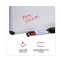  | Universal UNV43722 24 in. x 18 in. Modern Melamine Dry Erase Board - White Surface, Aluminum Frame image number 3