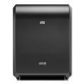 Cleaning & Janitorial Supplies | Tork 771828 12.32 in. x 9.32 in. x 15.95 in. Electronic Hand Towel Roll Dispenser for 8 in. Rolls - Black (1/Carton) image number 0
