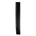 Office Jansan | LZB 25-9EX 25 Pocket Holds 9 in. Plastic Expandable Time Card Rack - Black image number 0