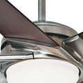 Ceiling Fans | Casablanca 59090 54 in. Contemporary Stealth Brushed Nickel Dark Walnut Indoor Ceiling Fan image number 5