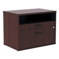 Office Filing Cabinets & Shelves | Alera ALELS583020MY Open Office Series 29.5 in. x 19.13 in. x 22.88 in. 2-Drawer Low File Cabinet Credenza - Mahogany image number 0