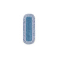 Mops | Rubbermaid Commercial FGQ41600BL00 Nylon/Polyester Microfiber 18 in. High Absorbency Mop Pad - Blue (6/Carton) image number 0