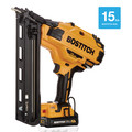 Finish Nailers | Factory Reconditioned Bostitch BCN650D1-R 20V MAX 2.0 Ah Lithium-Ion 15 Gauge FN Angled Finish Nailer Kit image number 3