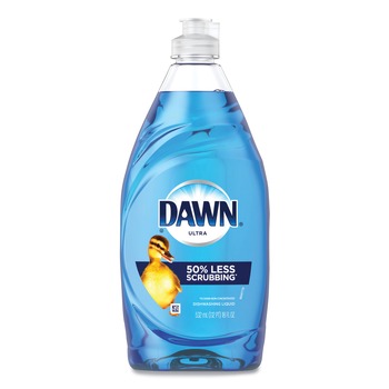 Dawn Ultra 18 oz. Pour Bottle Liquid Dish Detergent - Original Scent (10/Carton)