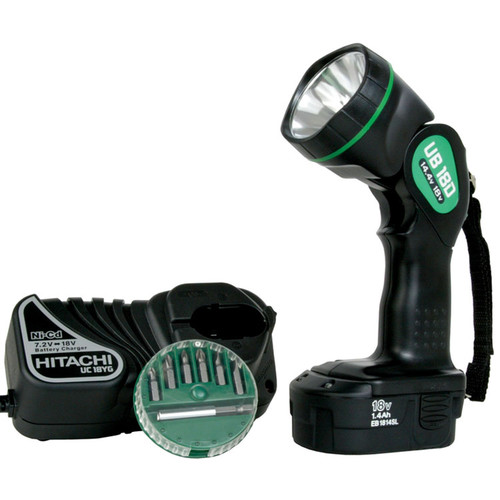 Hitachi DS18DVF3 18V Cordless 1 2 in. Drill Driver Kit with