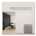 Trash & Waste Bins | Rubbermaid Commercial 1961621 23-Gallon Landfill Configure Indoor Recycling Waste Receptacle - Gray image number 6