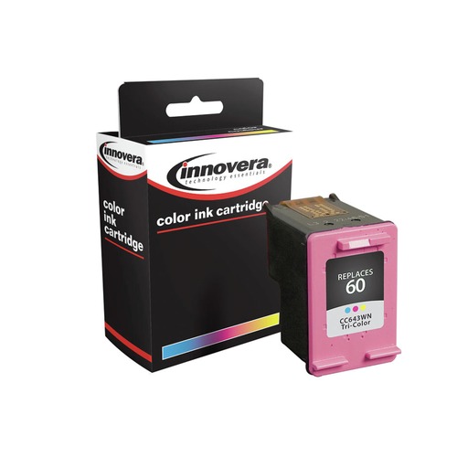 Ink & Toner | Innovera IVRC643WN 165 Page-Yield, Replacement for HP 60 (CC643WN), Remanufactured Ink - Tri-Color image number 0