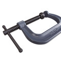 Clamps | JET 14242 4-1/4 in. 400 Series Steel C Clamp (Gray/Black) image number 1
