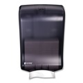 Toilet Paper Dispensers | San Jamar T1700TBK 11.75 in. x 6.25 in. x 18 in. Ultrafold Multifold/C-Fold Classic Towel Dispenser - Black Pearl image number 0