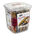 Snacks | Green Rabbit 23808 0.85 oz. Individually Wrapped Biscotti - Cioccolati Dark Chocolate Almond (25/Carton) image number 0