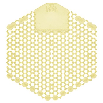Fresh Products Wave 3D Urinal Deodorizer Screen - Citrus Scent, Yellow (10/Box)