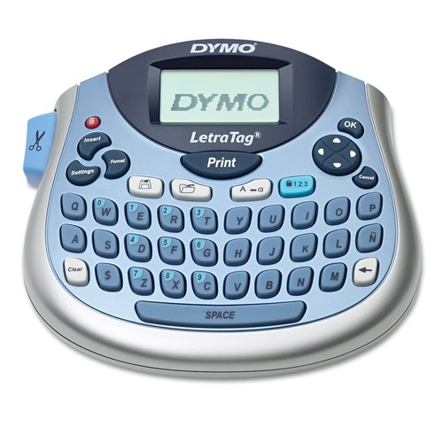 Office Jansan | DYMO 2174540 LetraTag 100T 2 Line 6.7 in. x 2.8 in. x 5.7 in. Label Maker image number 0