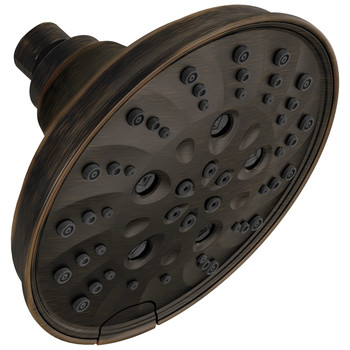 Delta 52669-RB H2Okinetic 5-Setting Traditional Raincan Shower Head (Venetian Bronze)