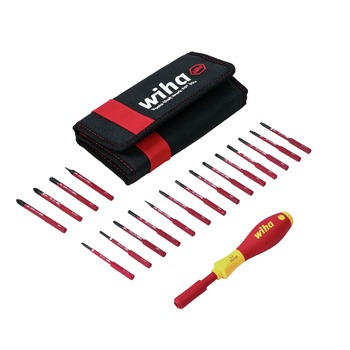 Wiha Tools 28398 (19-Piece) Insulated SoftFinish SlimLine Blade Set