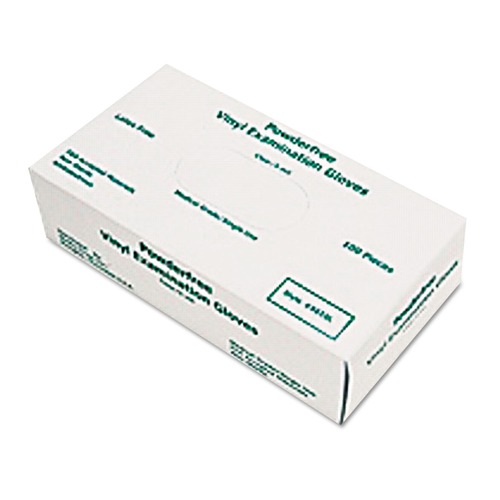 Disposable Gloves | MCR Safety 5010L 5 mil Disposable Medical-Grade Vinyl Gloves - Large, White (100/Box) image number 0