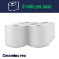 Cleaning & Janitorial Supplies | Cascades PRO H080 7.9 in. x 800 ft. 1-Ply Select Roll Paper Towels - White (6 Rolls/Carton) image number 1