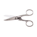 Scissors | Klein Tools G100CS 1.875 in. Serrated Blade Electrician Scissors with Stripping Notches image number 1