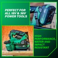 Batteries | Metabo HPT 380083M 18V/36V MultiVolt 5 Ah/2.5 Ah Water and Impact Resistant Lithium-Ion Battery image number 7