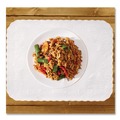 Linen and Table Accessories | Hoffmaster TC8704472 14 in. x 19 in. Anniversary Embossed Scalloped Edge Tray Mat - White (1000/Carton) image number 3