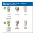 Office Jansan | Dixie 5356CD 16 oz. PerfecTouch Coffee Haze Design Paper Hot Cups (50/Pack) image number 3