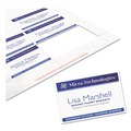 Office Jansan | Avery 05390 2-1/4 in. x 3-1/2 in. Horizontal/Vertical Name Badge Insert Refills - White (50/Box) image number 2